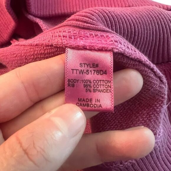 NWT! Zenana pink crew neck sweater. Size small‎ - Picture 4 of 8